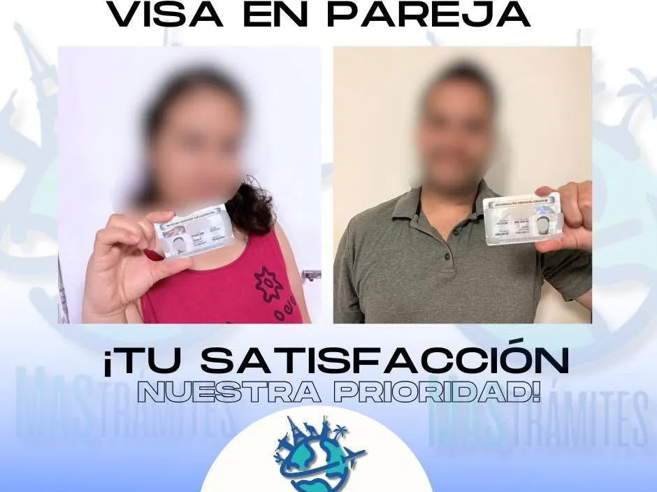 Cliente de MAS Trámites con su visa aprobada (2 de 7)