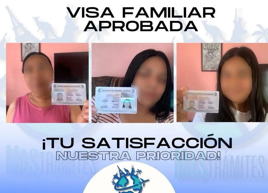 Cliente de MAS Trámites con su visa aprobada (6 de 7)