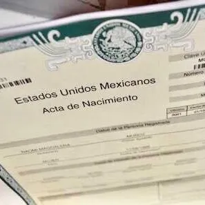 Acta de nacimiento de los Estados Unidos Mexicanos